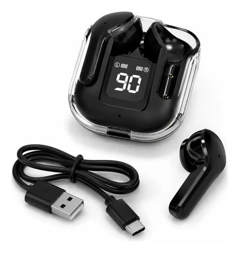 Auriculares Ultrapods Max Bluetooth 5.3 TWS Micrófono Cancelación De Ruido In-ear Negro