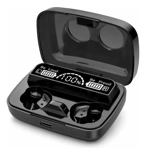 Auriculares Inalámbricos M19 Bluetooth TWS Gamer con Estuche de Carga y Pantalla LED