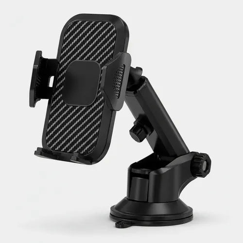Soporte Celular Auto Con Sopapa Ajustable Cz-3471 Negro